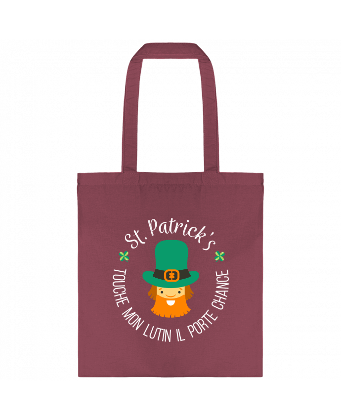 Tote-bag Saint Patrick, Touche mon lutin il porte chance par tunetoo