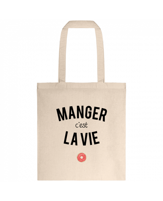 Tote-bag Manger c'est la vie par tunetoo