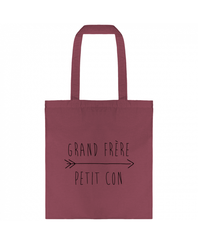 Tote-bag Grand frère, petit con par tunetoo