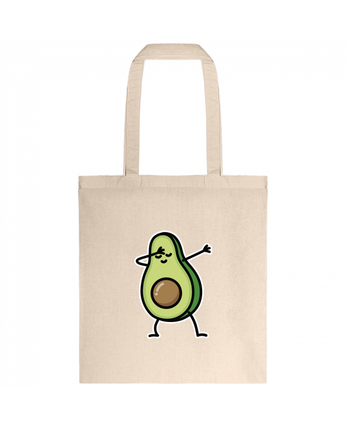 Tote Bag cotton Avocado dab by LaundryFactory