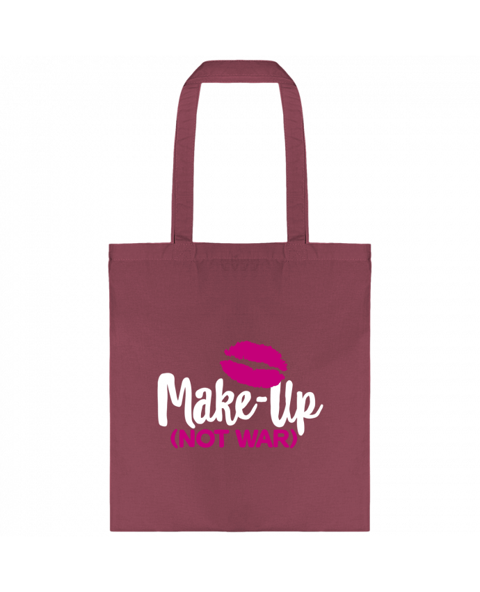 Tote Bag cotton Make up not war by LaundryFactory
