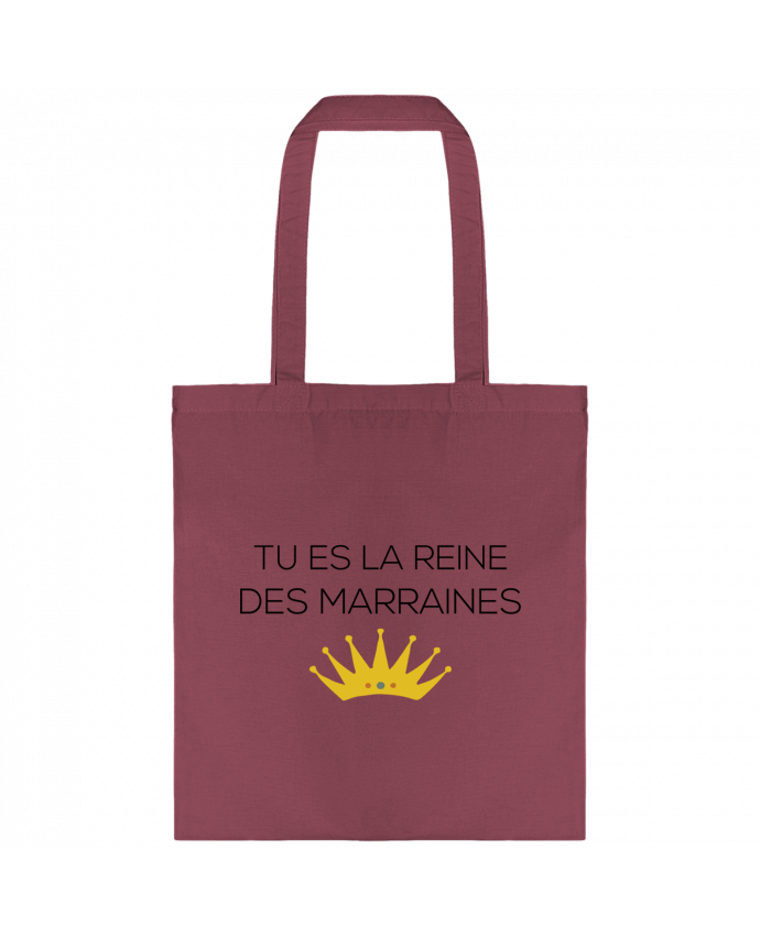 Tote-bag Tu es la reine des marraines par tunetoo