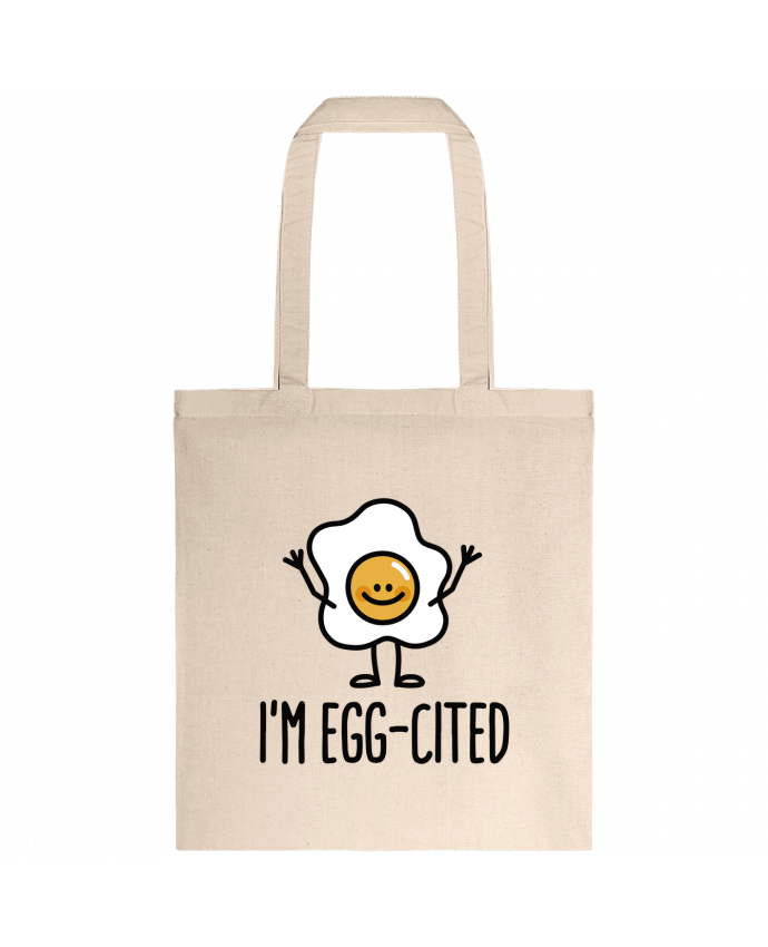 Tote-bag I'm egg-cited par LaundryFactory