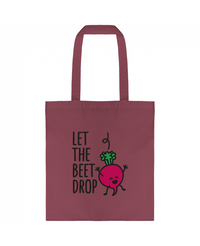 Tote-bag Let the beet drop par LaundryFactory