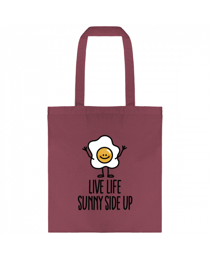 Tote-bag Live life sunny side up par LaundryFactory