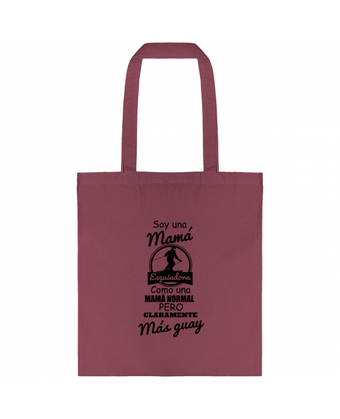 Tote-bag Mamá esquiadora par tunetoo