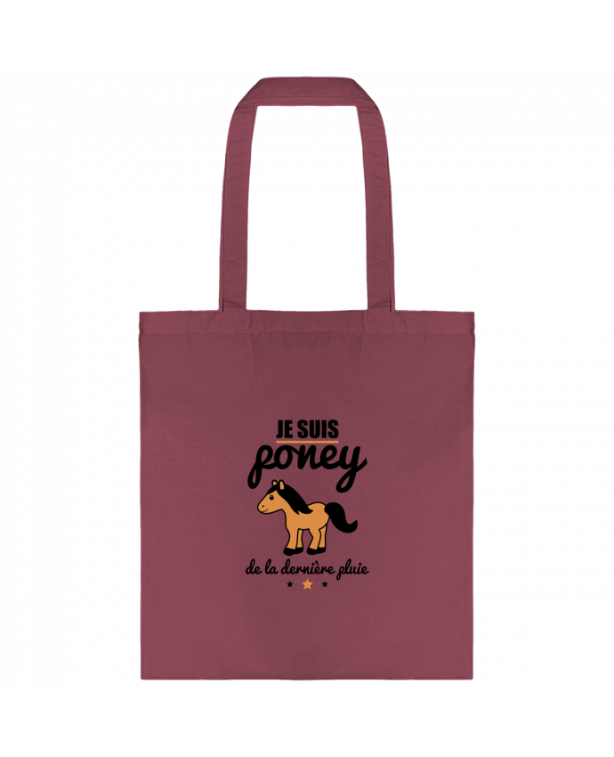 Tote-bag Je suis poney de la dernière pluie par Benichan