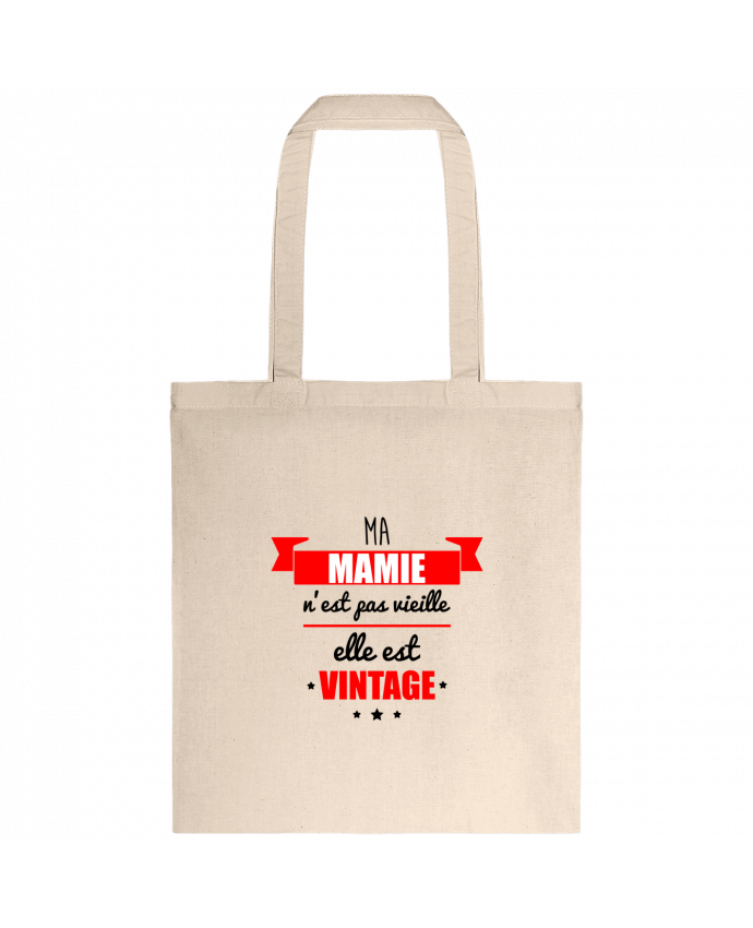 Tote-bag Ma mamie n'est pas vieille elle est vintage par Benichan