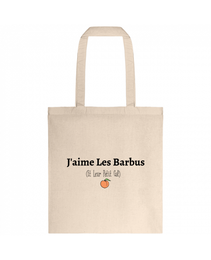 Tote-bag J'aime les barbus et leur petit cul par tunetoo