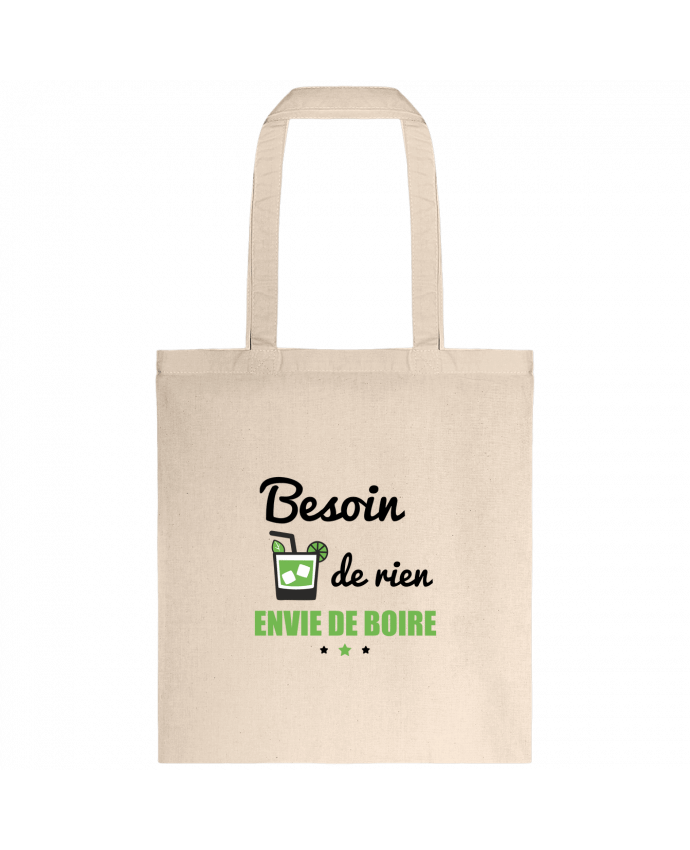 Tote-bag Besoin de rien, envie de boire par Benichan