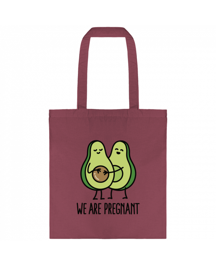 Tote-bag Avocado we are pregnant par LaundryFactory
