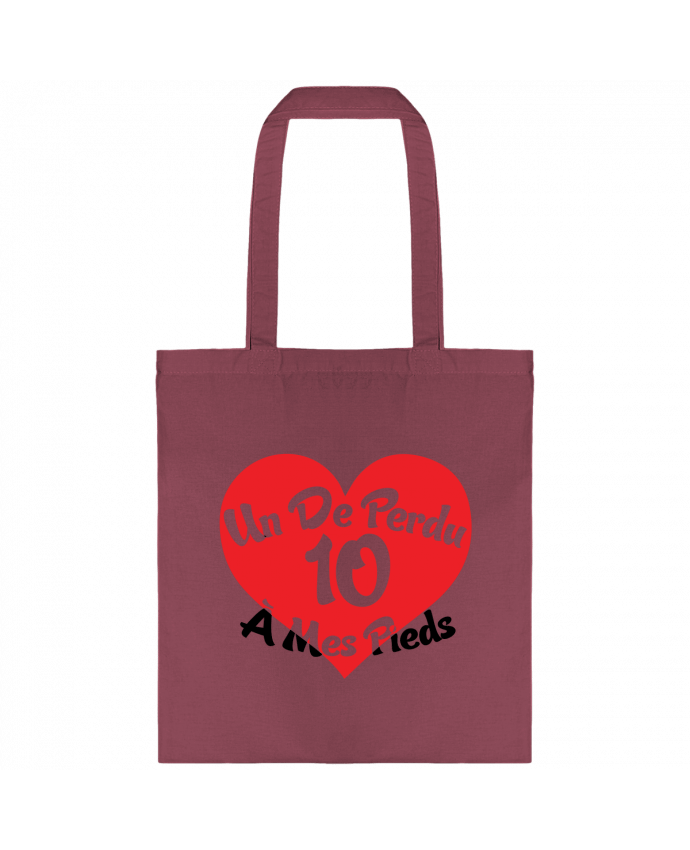 Tote-bag Un de perdu et 10 à mes pieds par tunetoo
