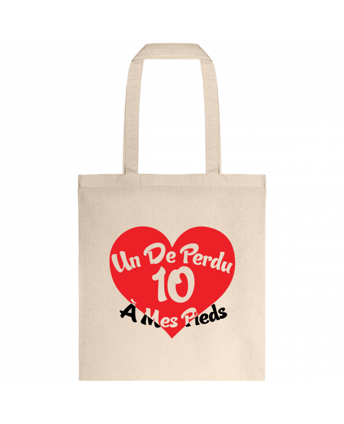 Tote-bag Un de perdu et 10 à mes pieds par tunetoo