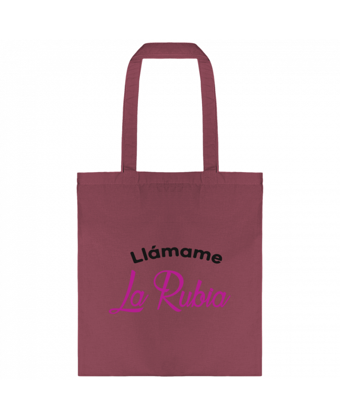 Bolsa de Tela de Algodón Llámame La Rubia por tunetoo