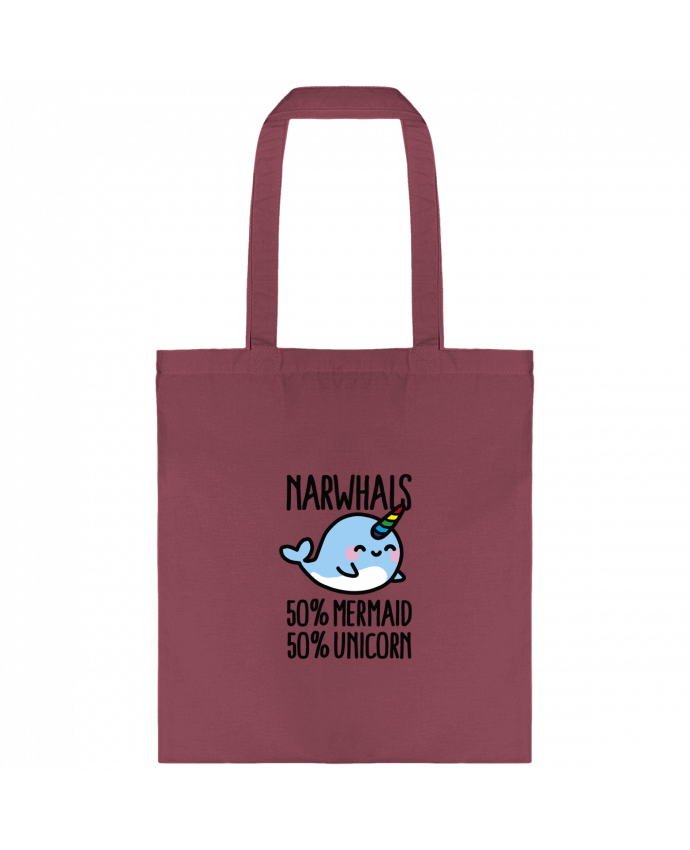 Tote-bag NARWHALS MERMAID UNICORN par LaundryFactory