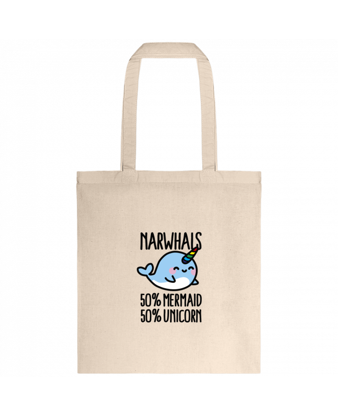 Tote-bag NARWHALS MERMAID UNICORN par LaundryFactory