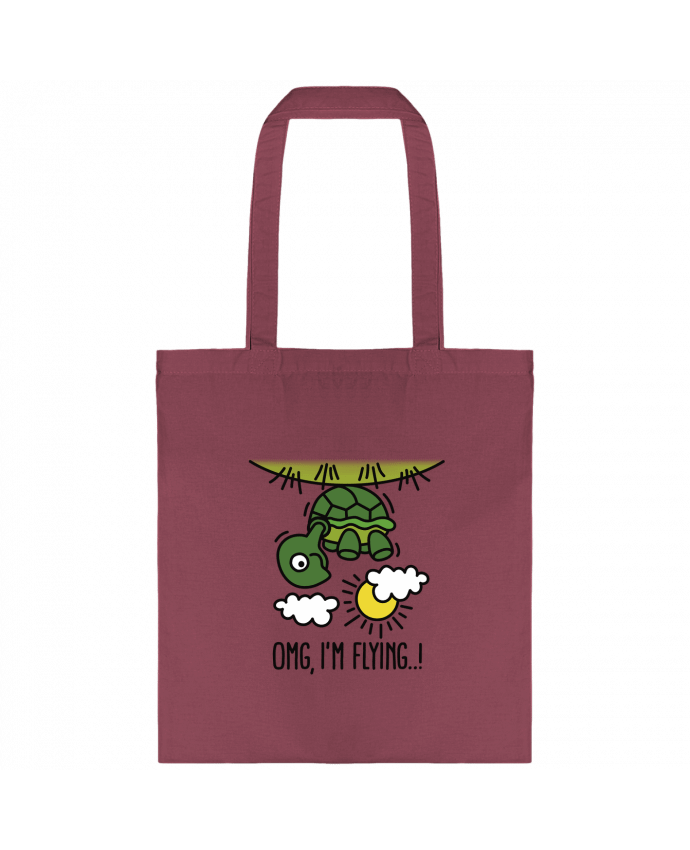 Tote-bag OMG IM FLYING par LaundryFactory