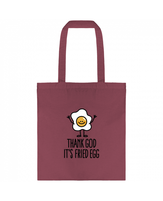 Tote-bag THANK GOD ITS FRIED EGG par LaundryFactory