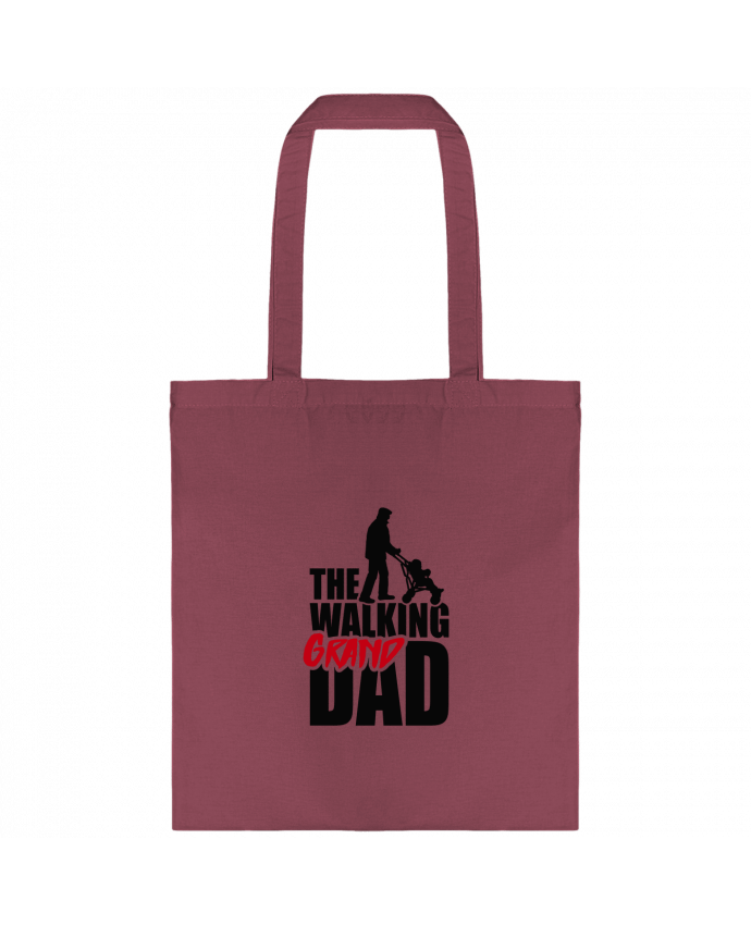 Tote-bag WALKING GRAND DAD Black par LaundryFactory