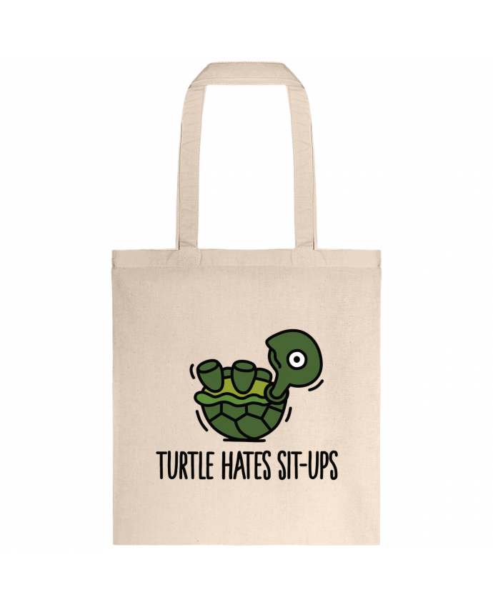 Tote-bag TURTLE HATES SIT-UPS par LaundryFactory