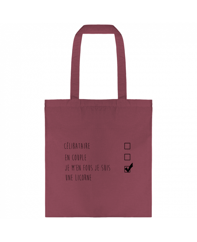 Tote-bag je m'en fou je suis une licorne par DesignMe