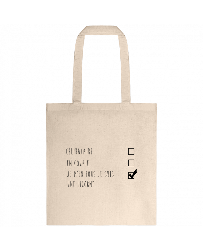 Tote-bag je m'en fou je suis une licorne par DesignMe