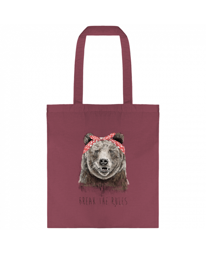 Tote Bag cotton Break the rules II by Balàzs Solti