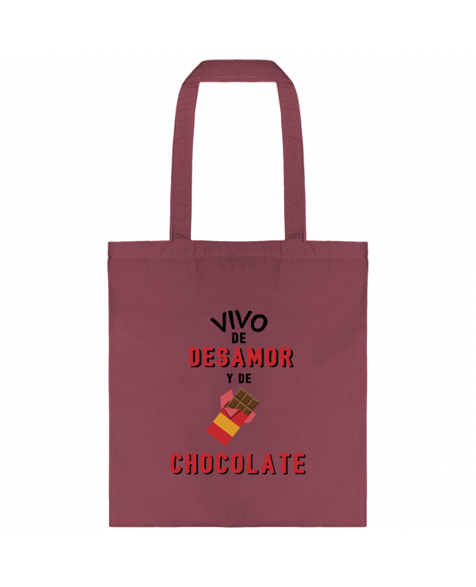 Bolsa de Tela de Algodón Vivo de desamor y de chocolate por tunetoo