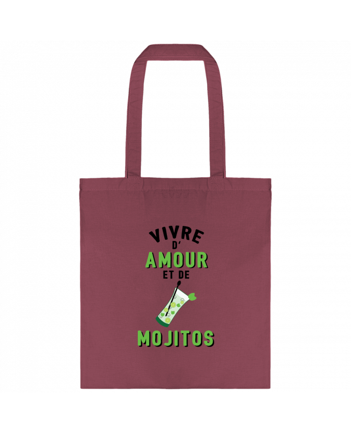 Tote-bag Vivre d'amour et de mojitos par tunetoo