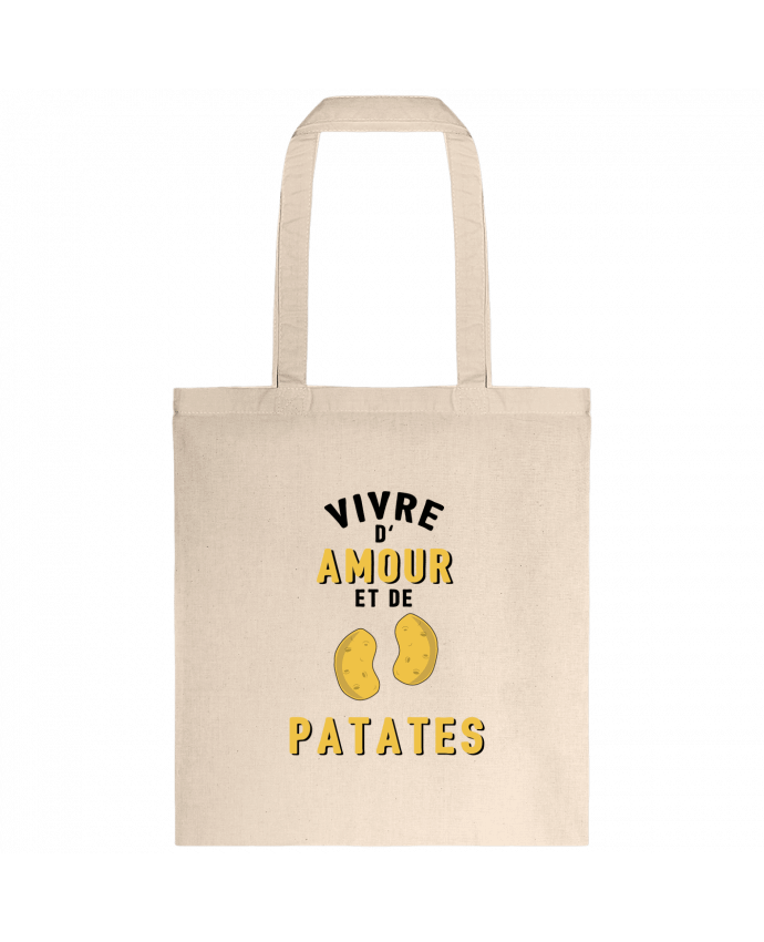 Tote-bag Vivre d'amour et de patates par tunetoo