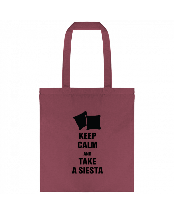 Tote-bag Keep calm and take a siesta par tunetoo