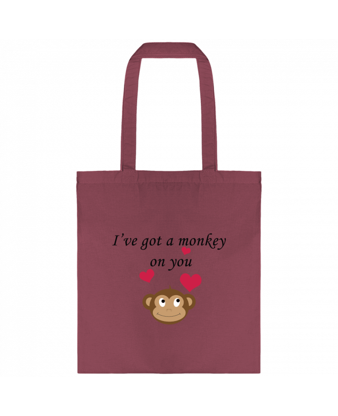 Tote-bag I've got a monkey on you par tunetoo