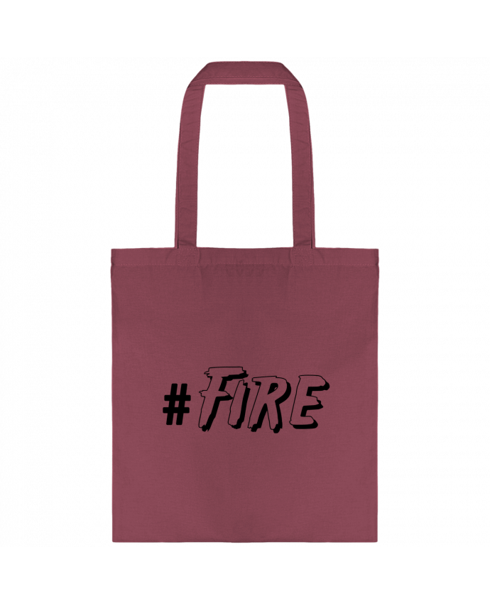 Tote-bag #Fire par tunetoo