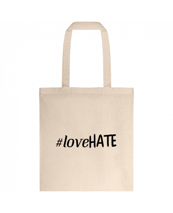 Tote-bag #lovehate par tunetoo