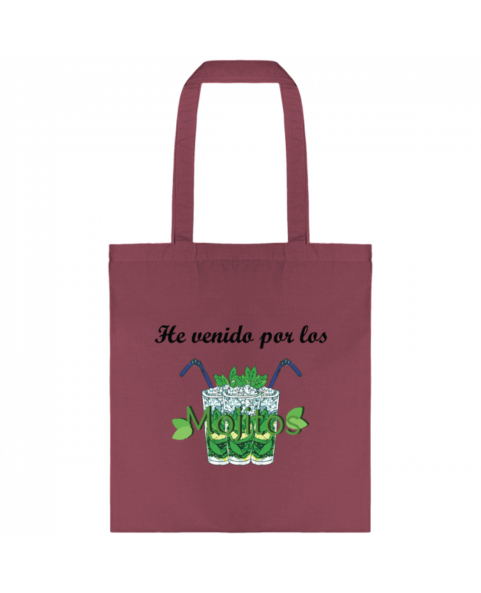 Tote-bag He venido por los mojitos par tunetoo