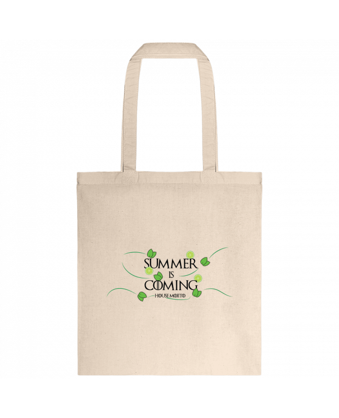 Tote-bag Summer is coming mojito game of thrones par tunetoo