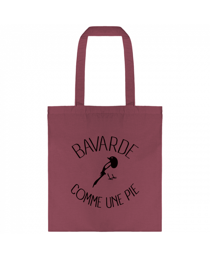 Tote-bag Bavarde comme une Pie par Freeyourshirt.com