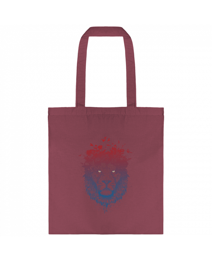 Tote-bag Floral lion III par Balàzs Solti