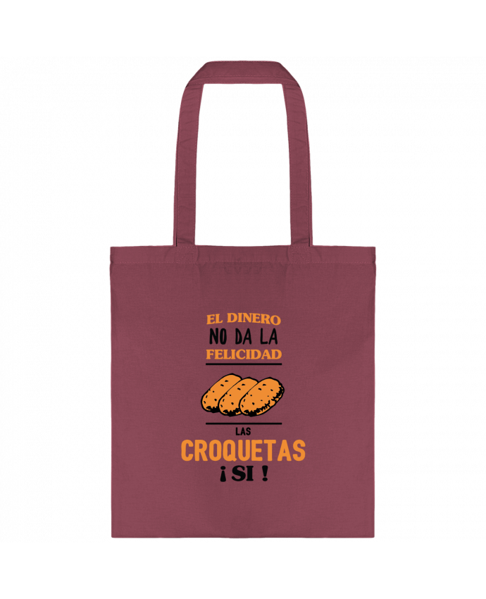 Tote-bag El dinero no da la felicidad, las croquetas si ! par tunetoo