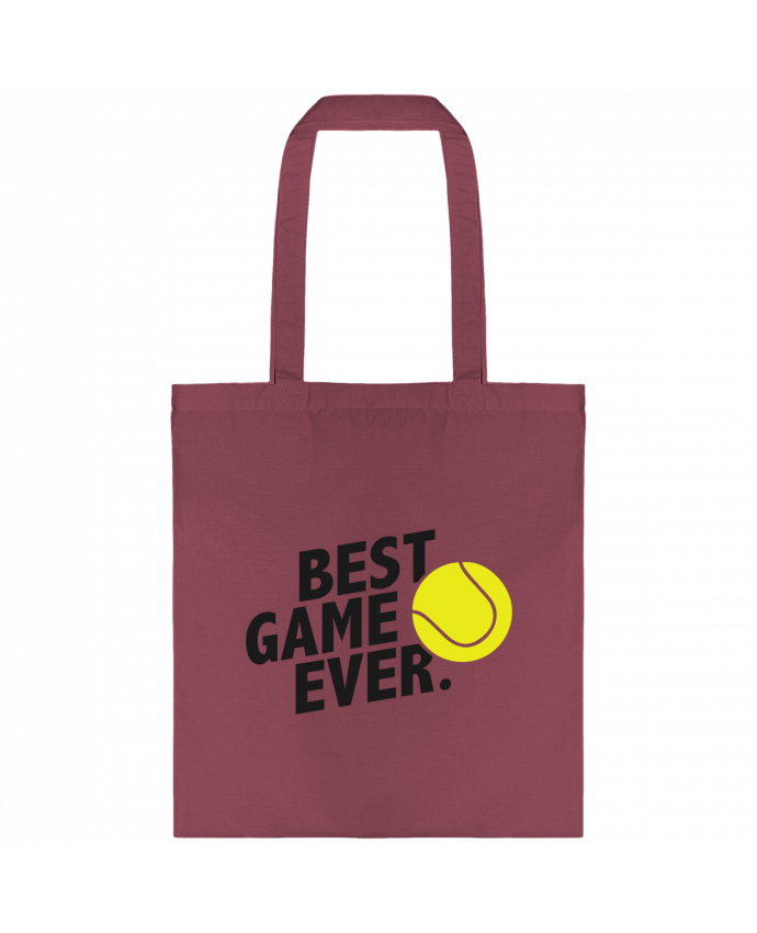 Tote Bag cotton BEST GAME EVER Tennis by tunetoo