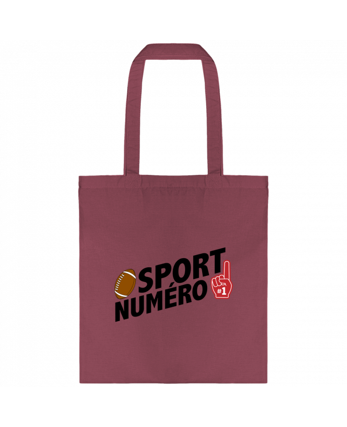 Tote-bag Sport numéro 1 Rugby par tunetoo