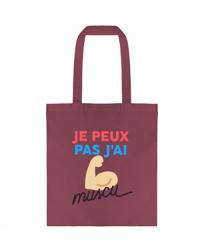 Tote Bag cotton je peux pas j'ai muscu by Ruuud
