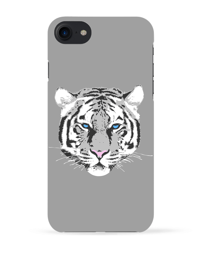 Case 3D iPhone 7 Tigre blanc de justsayin