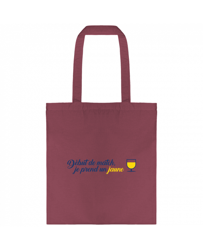 Tote-bag Début de match, je prend un jaune par tunetoo