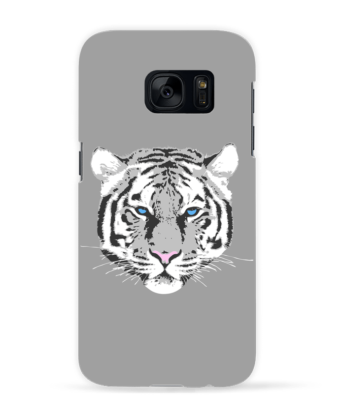 Coque 3D Samsung Galaxy S7  Tigre blanc par justsayin