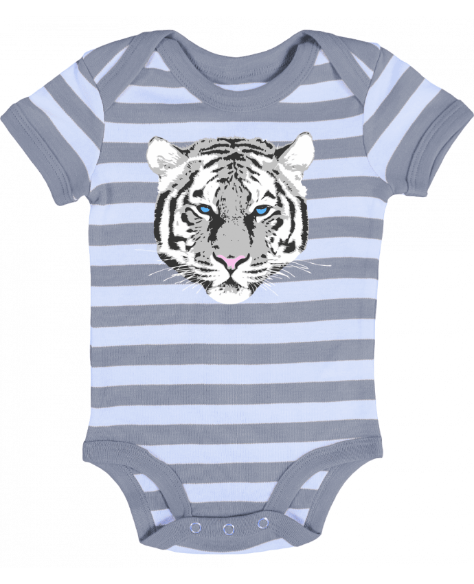 Baby Body striped Tigre blanc - justsayin