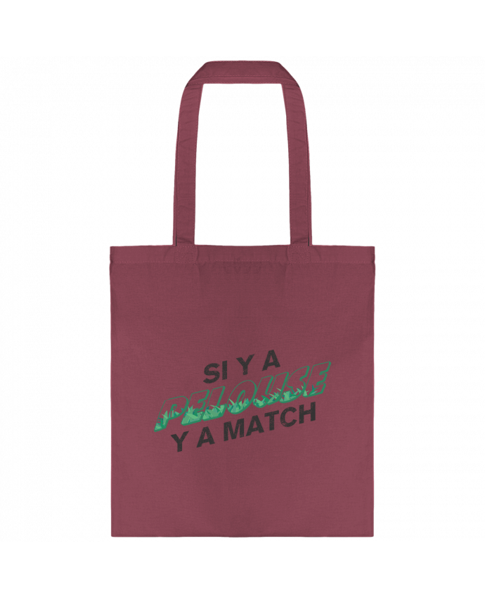 Tote-bag Si y a pelouse y a match par tunetoo