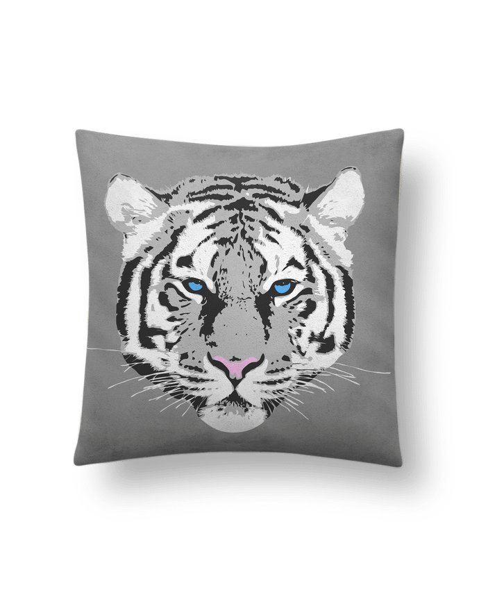 Cojín Piel de Melocotón 45 x 45 cm Tigre blanc por justsayin