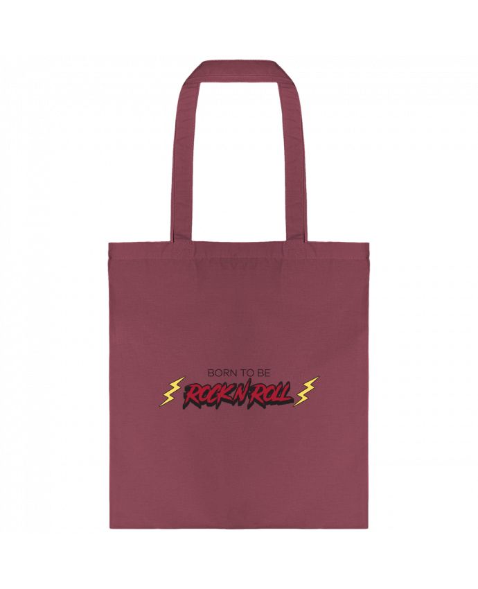 Bolsa de Tela de Algodón Born to be rock n roll por tunetoo