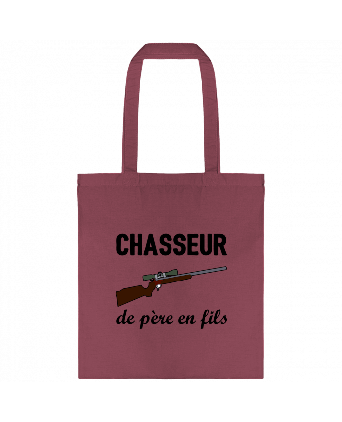Tote-bag Chasseur de père en fils par tunetoo
